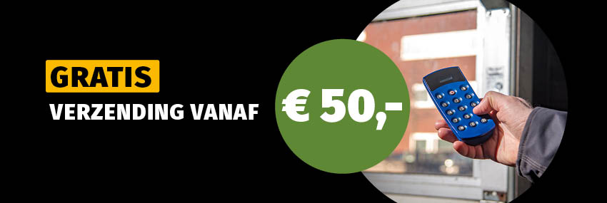 Gratis verzending boven € 50,-